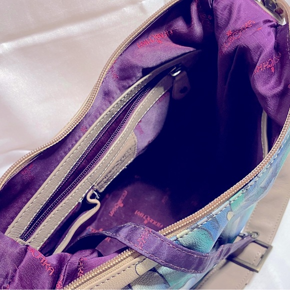 Anuschka hand painted signed hobo bag - Picture 5 of 6